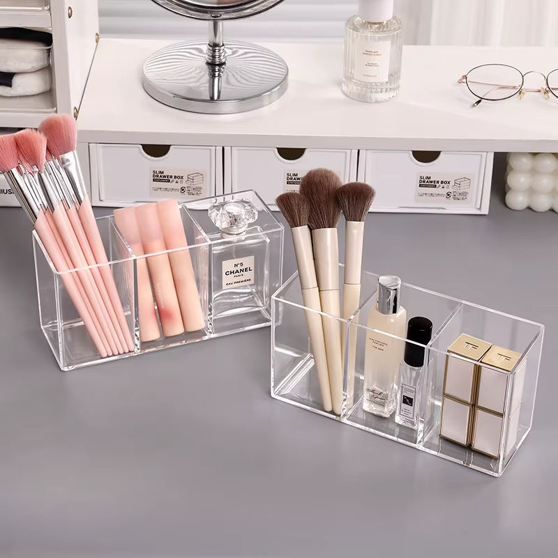 Luxe Clear Acrylic Makeup Organizers