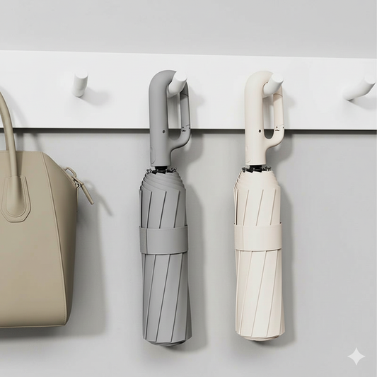 Extra-Large UV & Wind-Resistant Fully Automatic Umbrella – Ring-Buckled & Reinforced