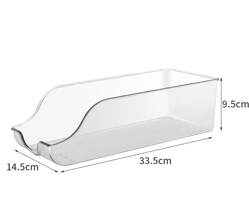 Crystal Clear Fridge Organizer Bins