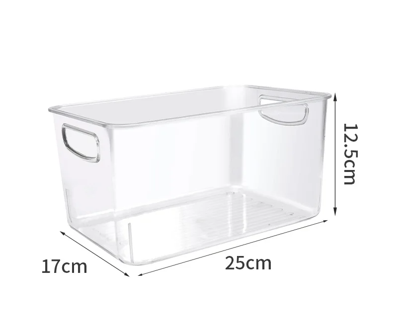 Crystal Clear Fridge Organizer Bins