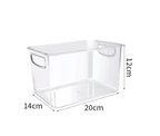 Crystal Clear Fridge Organizer Bins