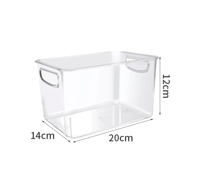 Crystal Clear Fridge Organizer Bins