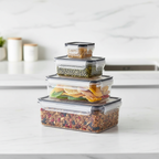4-Pack Airtight Food Storage Set