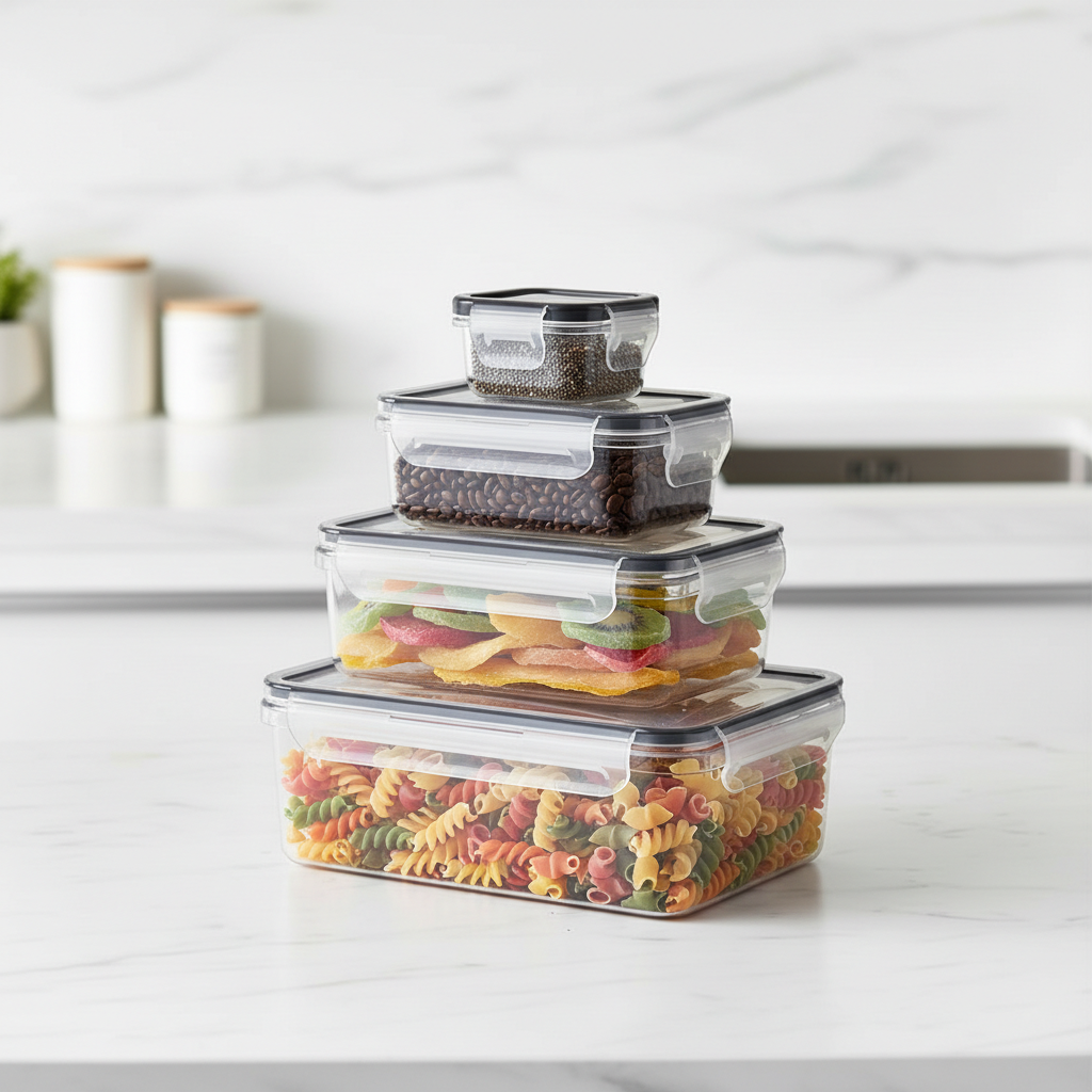 4-Pack Airtight Food Storage Set
