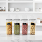 4-Pack Minimalist Airtight Storage Set