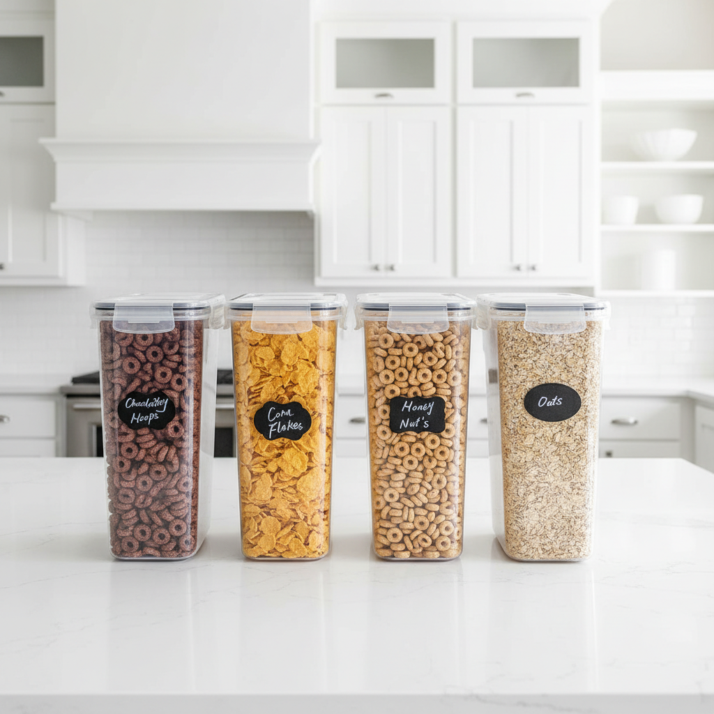 4-Pack Minimalist Airtight Storage Set