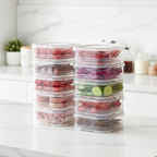 10-Pack Stackable Fridge Prep Set