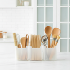 5-Pack Clear Fridge Door Bins