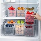 5-Pack Clear Fridge Door Bins