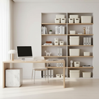 Minimalist Beige Lidded Storage Bin