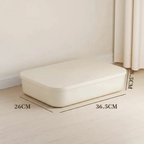 Minimalist Beige Lidded Storage Bin