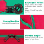 Premium Oxford Holiday Light Organizer