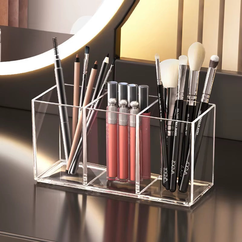 Luxe Clear Acrylic Makeup Organizers