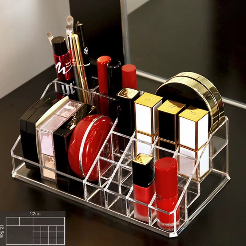 Luxe Clear Acrylic Makeup Organizers