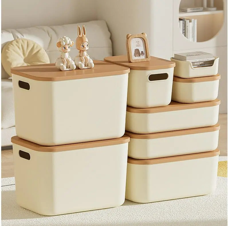 Minimalist Stackable Storage Box with Lid