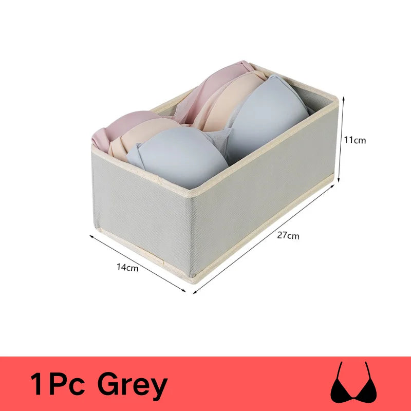 3-Piece Foldable Drawer Organizer Set