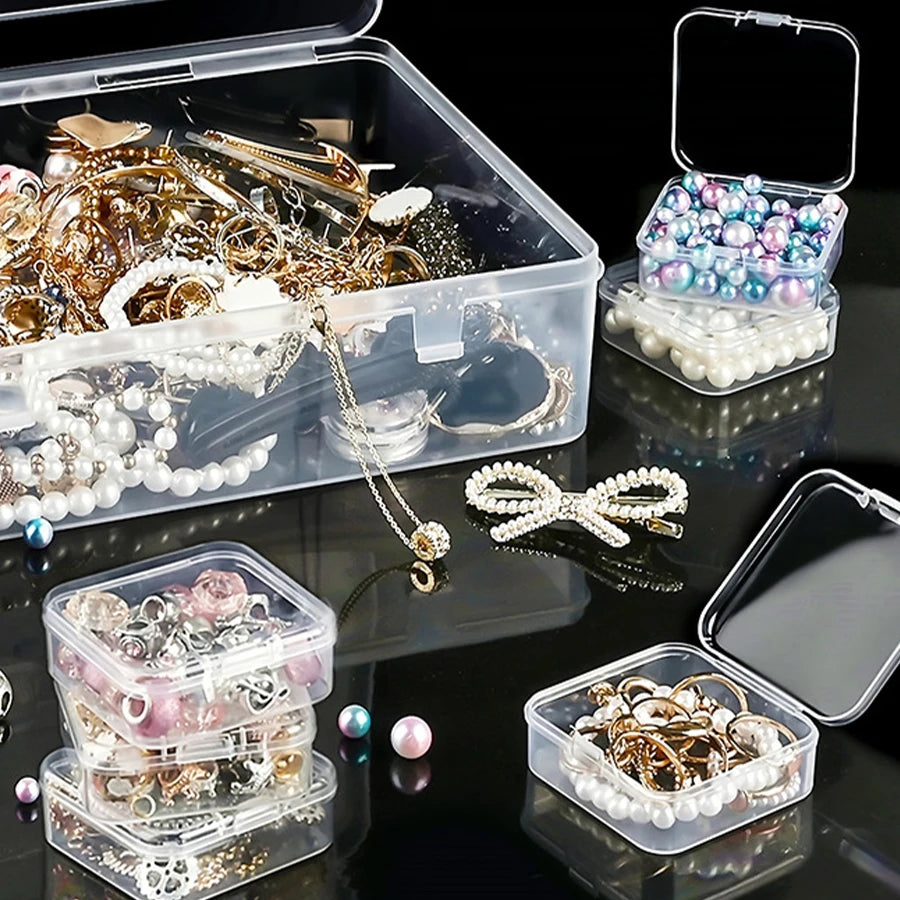 30-Pack Clear Bead Storage Organizer