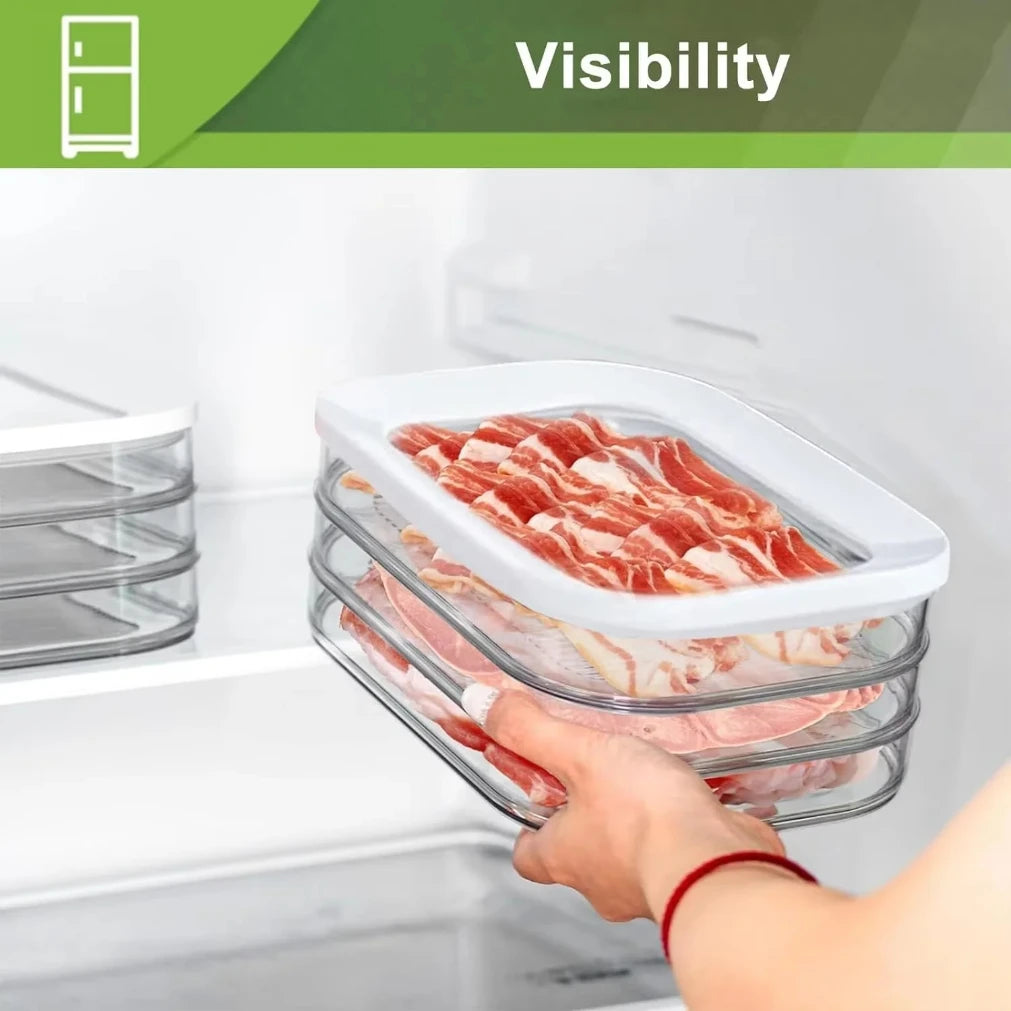 Stackable Airtight Deli Meat Keeper