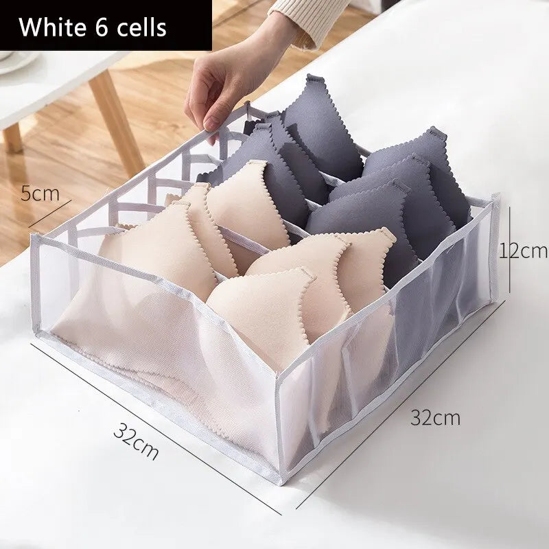 Foldable Mesh Drawer Organizer Box