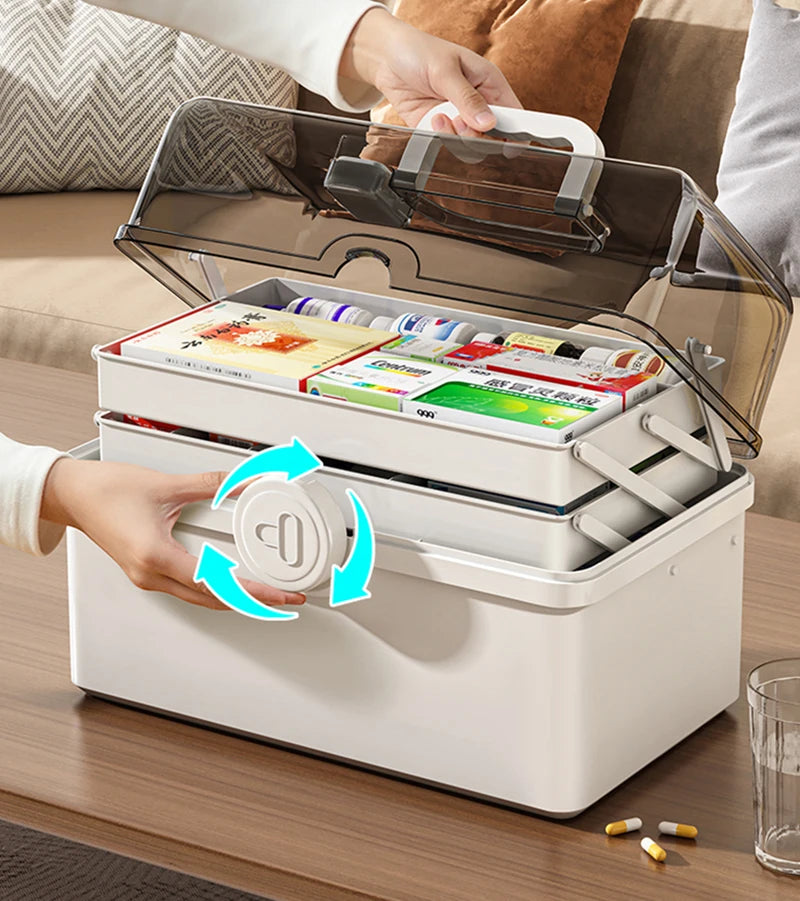 Premium 3-Tier Portable Storage Organizer