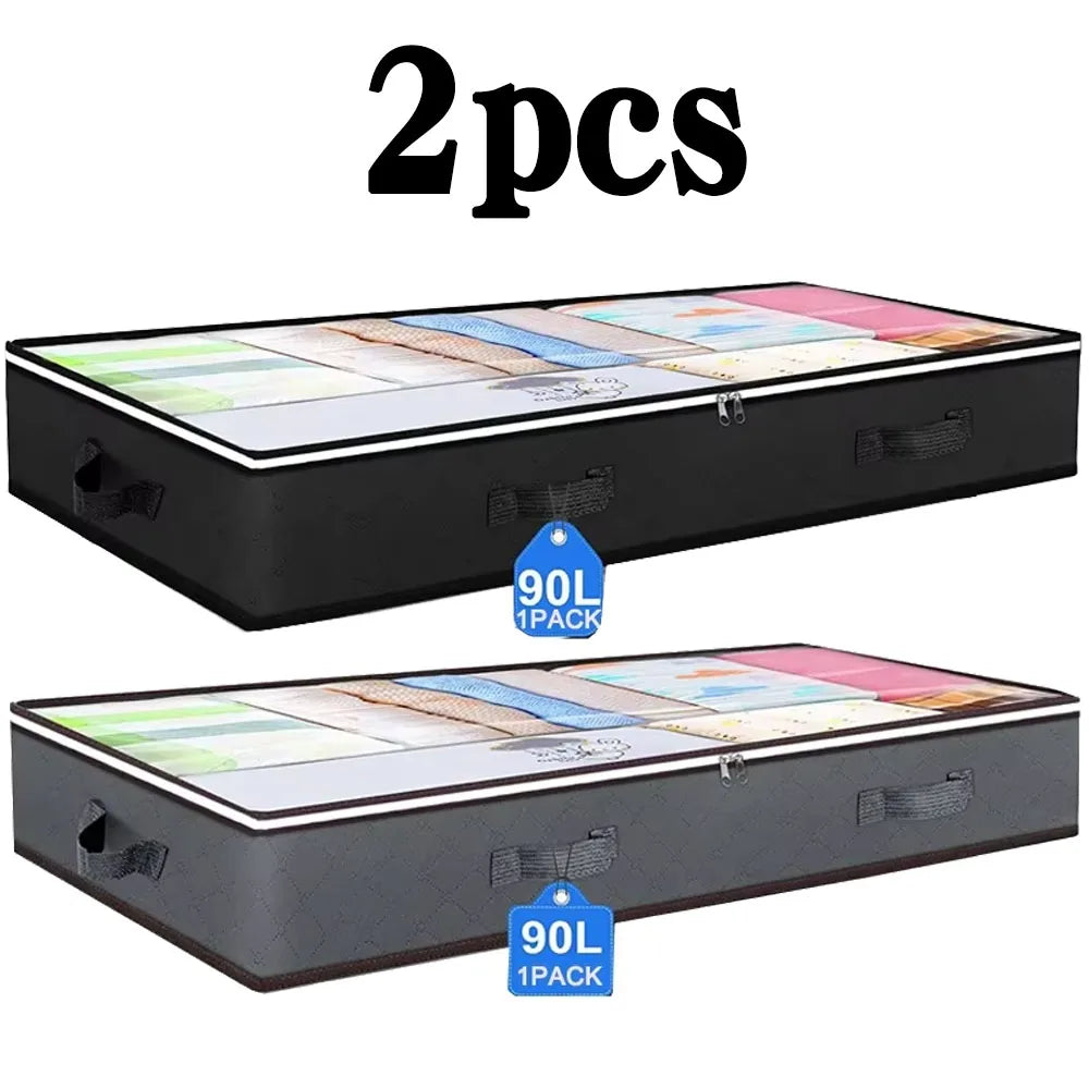 Slim Breathable Underbed Storage