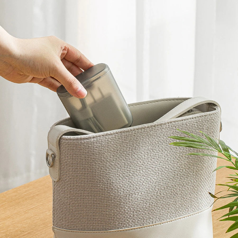 Clear Portable Cable Organizer Case