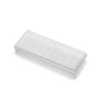 Clear 10-Slot Battery Organizer Case