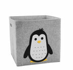 Felt Animal Cube Storage Bin