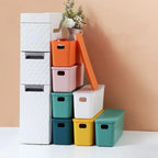 Minimalist Narrow Lidded Storage Bin