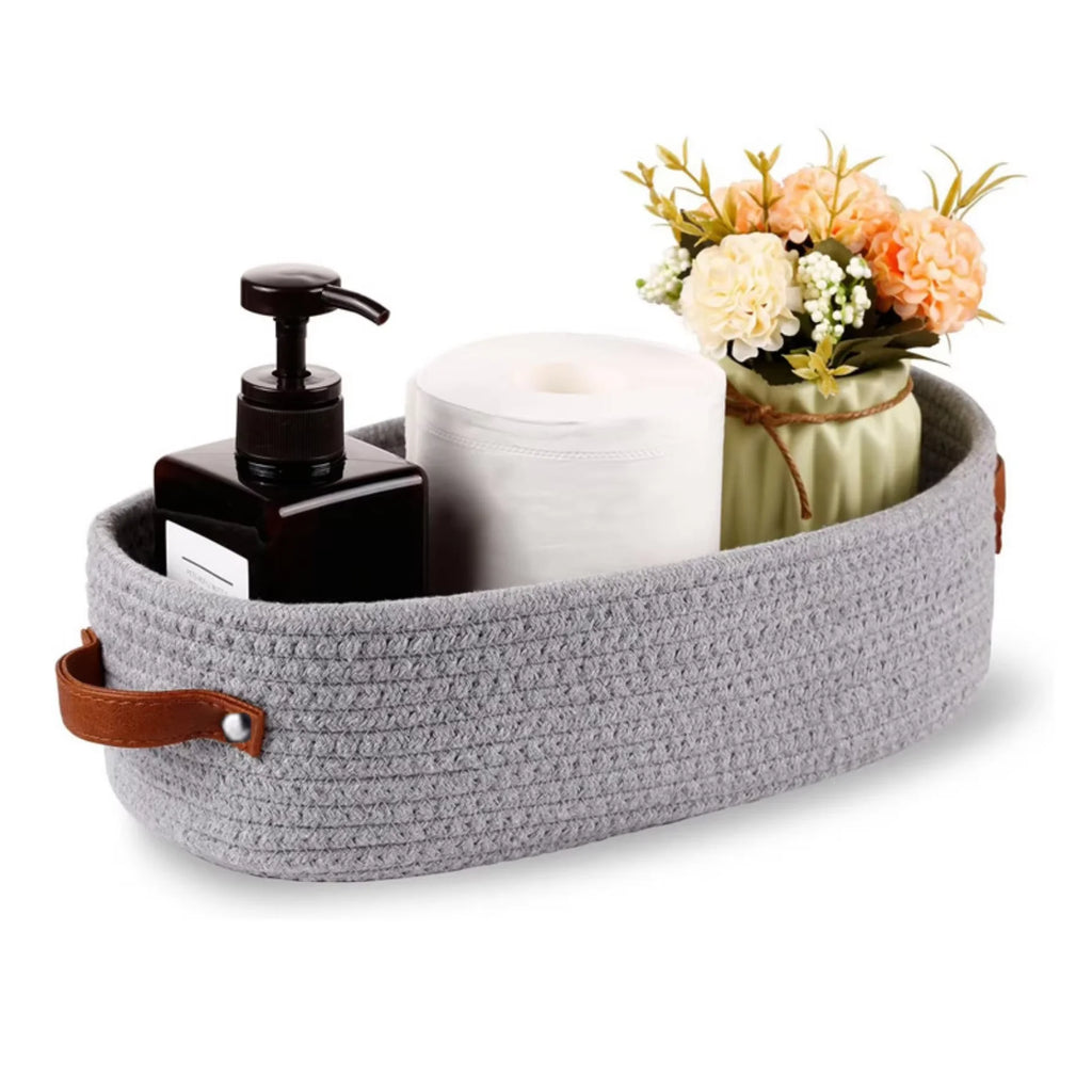 Woven Oval Storage Basket