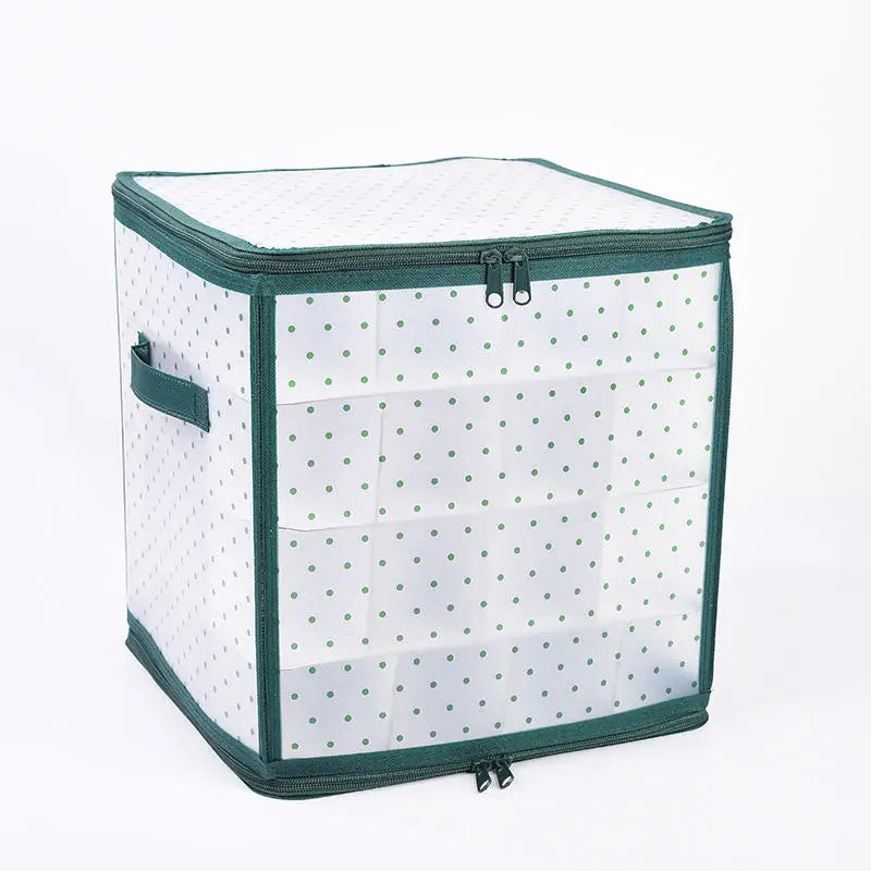 Premium 64-Grid Ornament Storage Organizer