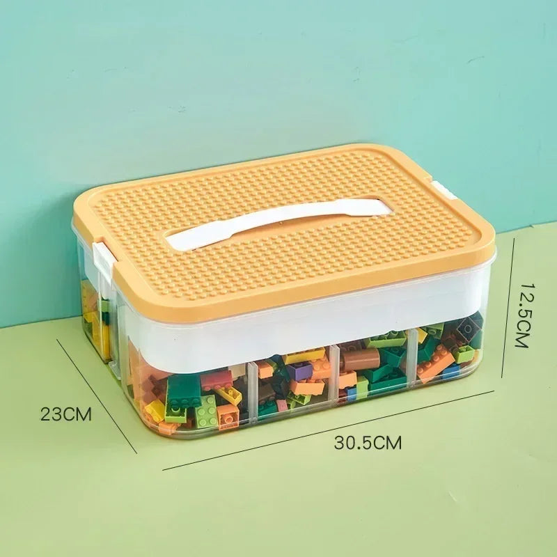 Stackable Building Block Storage Bin
