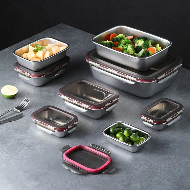 Leakproof 304 Stainless Steel Bento Box
