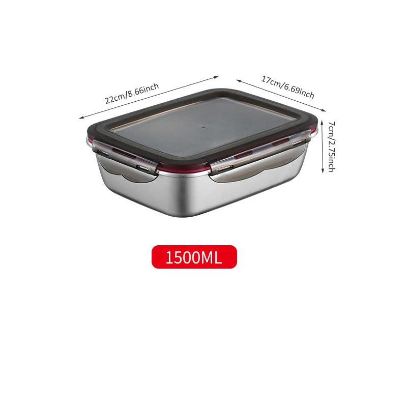 Leakproof 304 Stainless Steel Bento Box