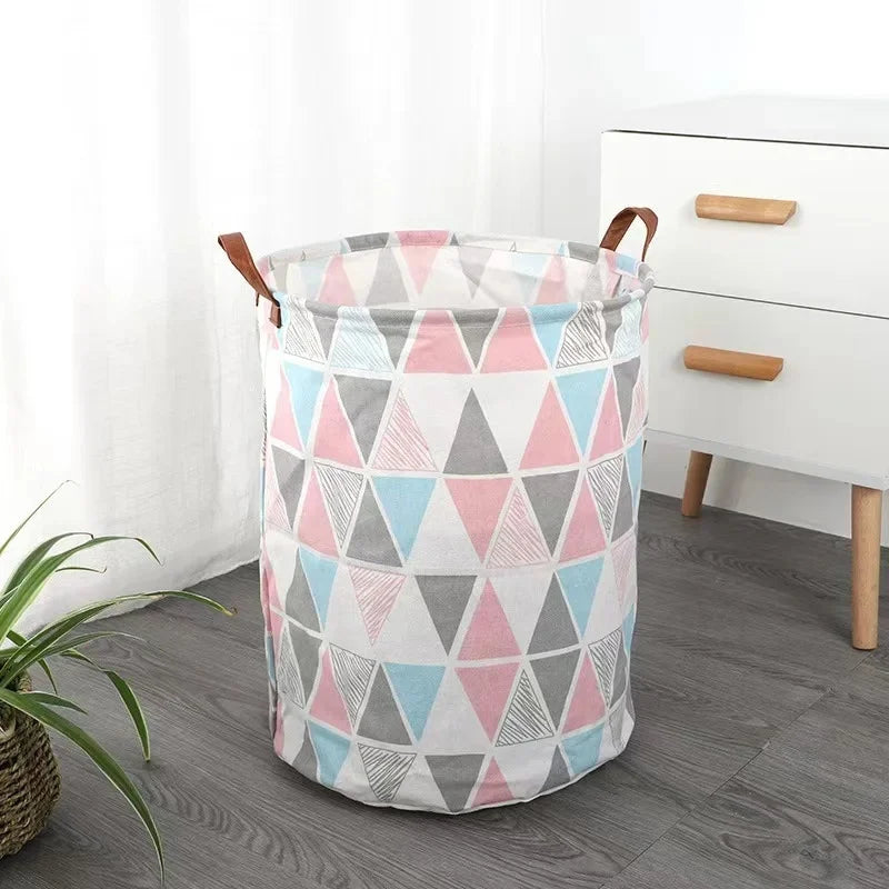 Nordic Foldable Linen Hamper