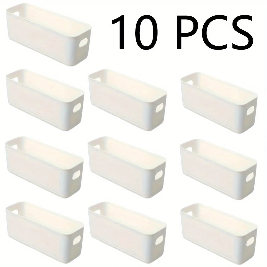 10-Pack Minimalist Medium Storage Bins