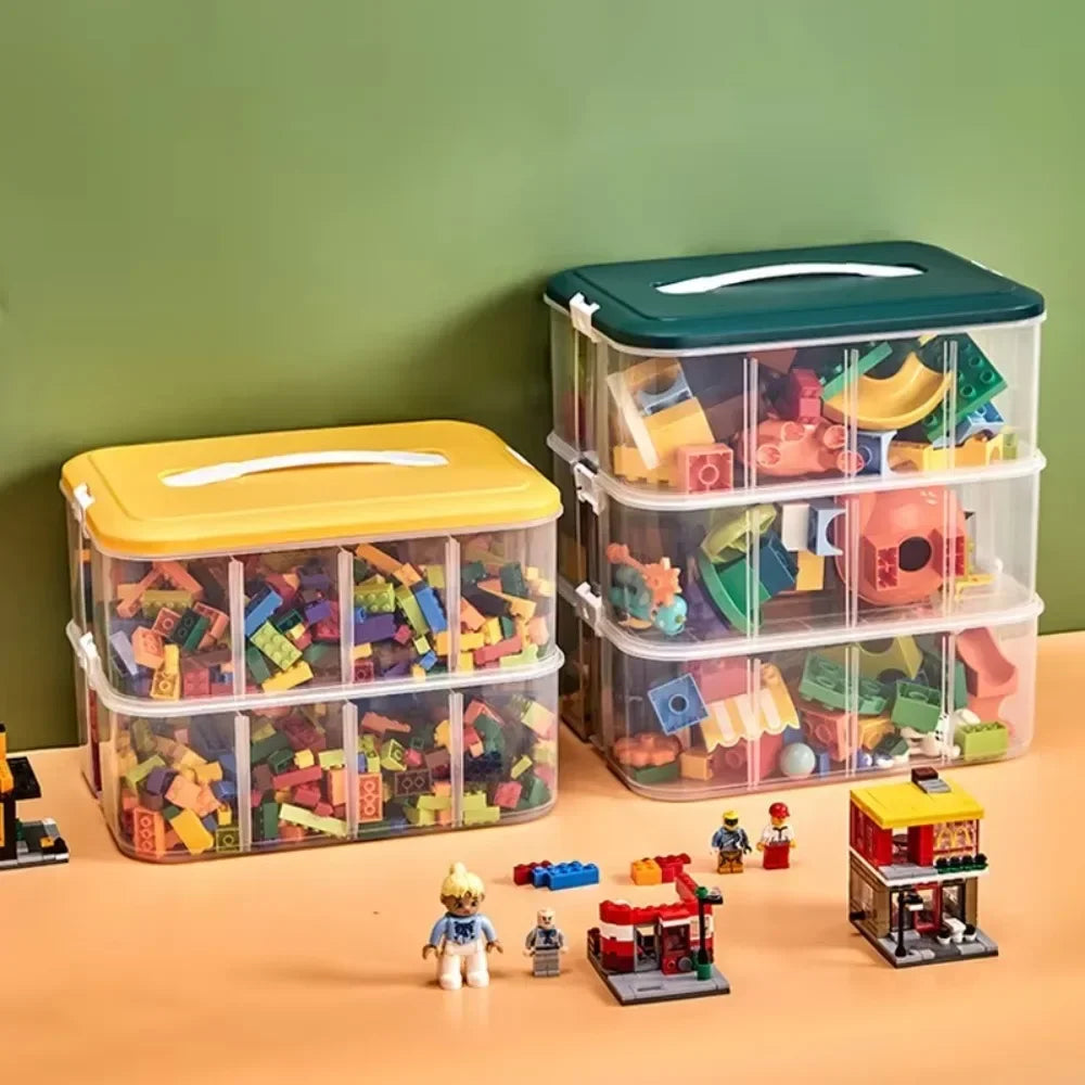 Stackable Building Block Storage Bin