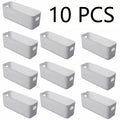 10-Pack Minimalist Medium Storage Bins