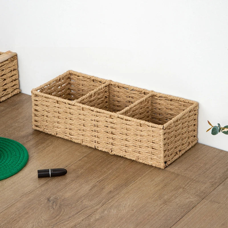 Woven 3-Slot Tank Organizer