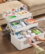 Premium 3-Tier Portable Storage Organizer