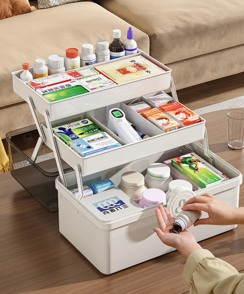 Premium 3-Tier Portable Storage Organizer