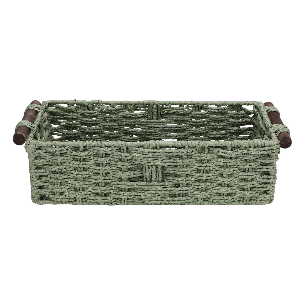 Woven Paper Rope Storage Basket