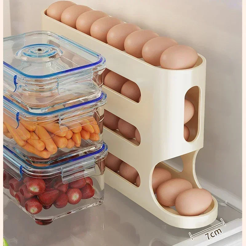 Auto-Roll Gravity Egg Dispenser