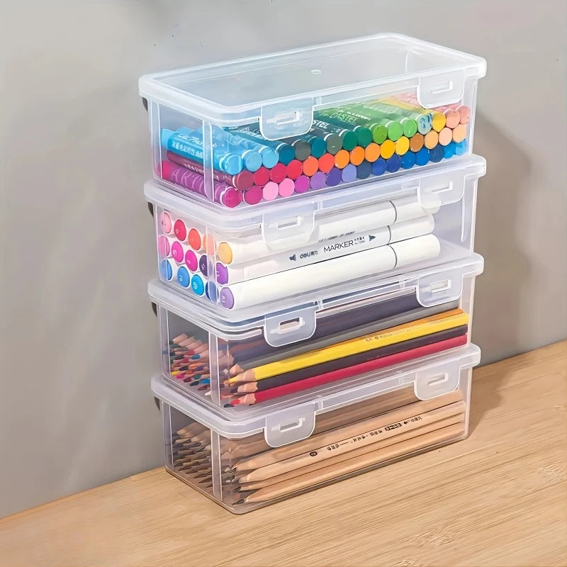 Clear Stackable Plastic Storage Box