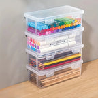 Clear Stackable Plastic Storage Box