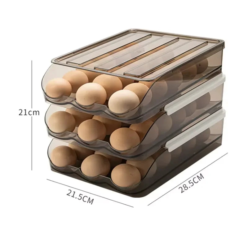 Gravity-Fed Rolling Egg Dispenser