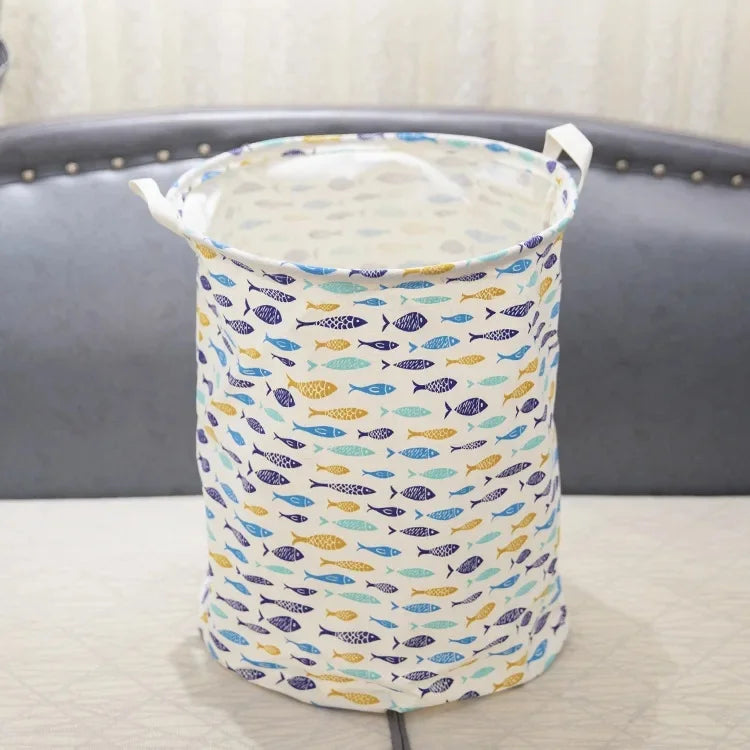 Nordic Foldable Linen Hamper