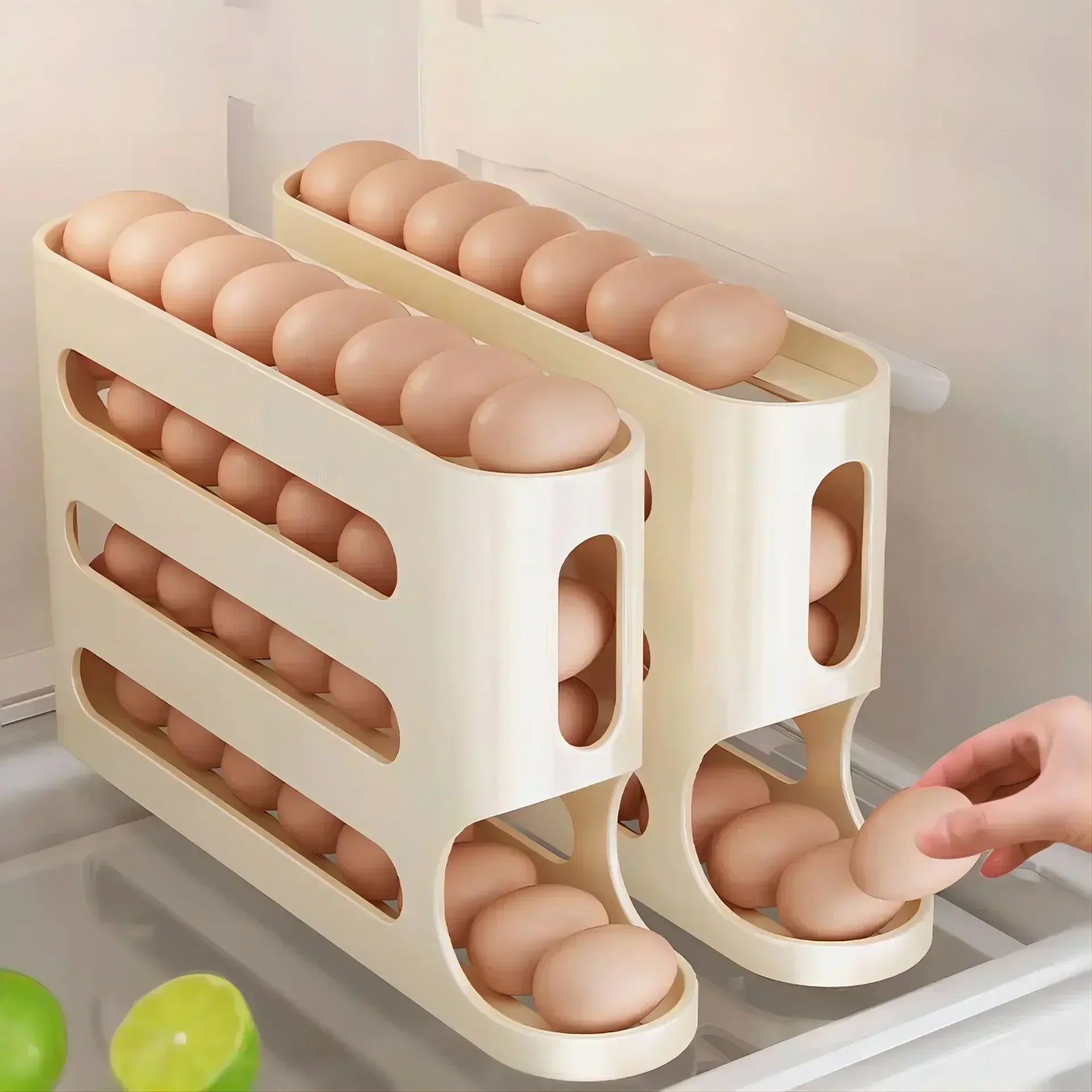 Auto-Roll Gravity Egg Dispenser