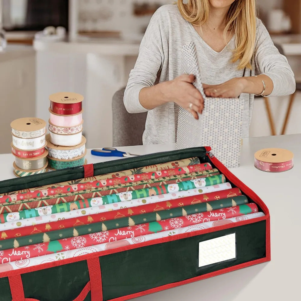 Premium Underbed Gift Wrap Organizer