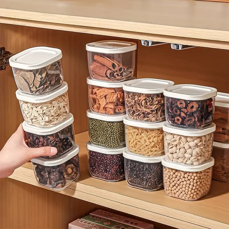 4-Pack Stackable Clear Spice Organizer